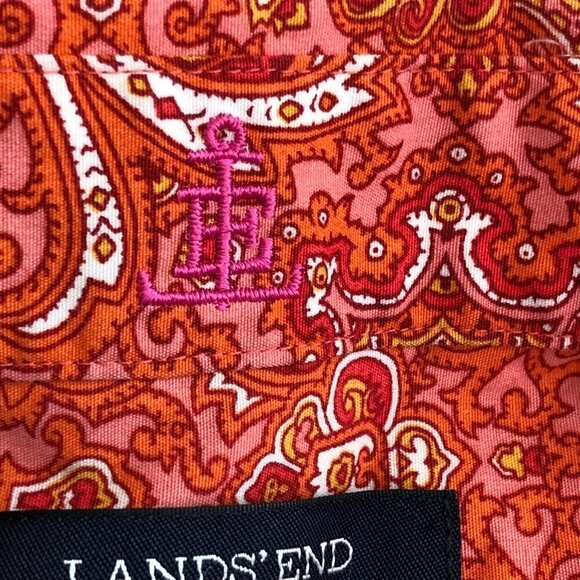 LANDS' END Paisley Shirt - Picture 12 of 12